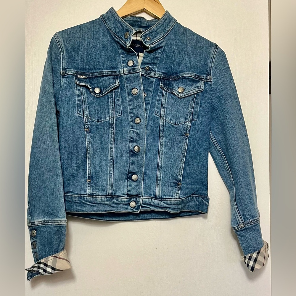 Burberry Cropped Jean Jacket